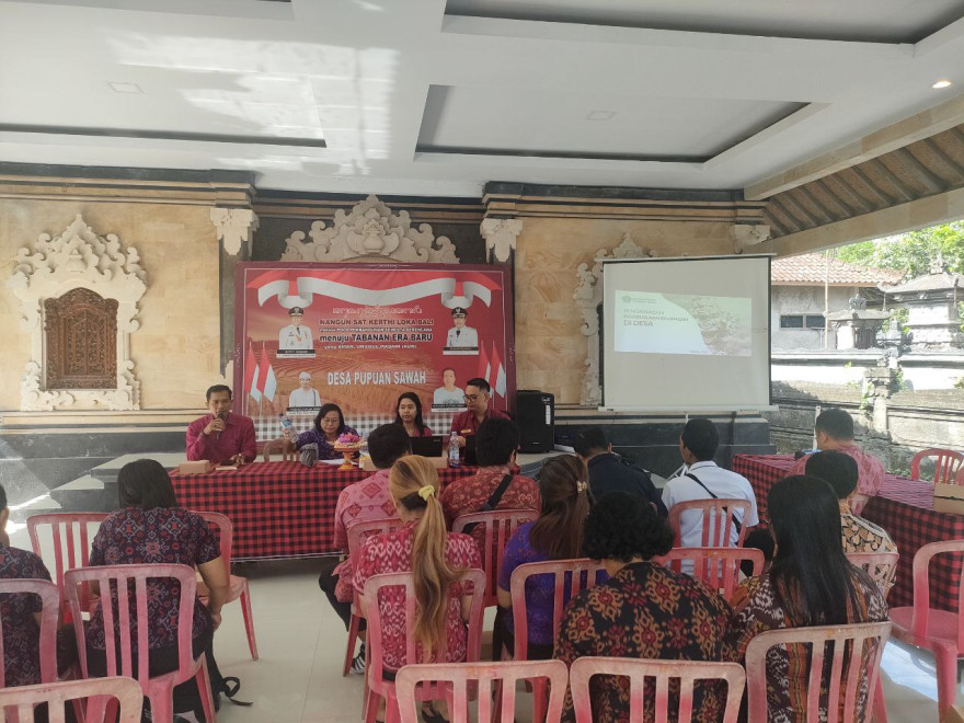 Inspektorat Tabanan Fasilitasi Penyelesaian Masalah di Desa Pupuan Sawah dan Manikyang Tabanan